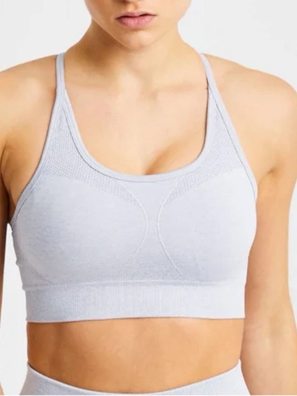 AYBL Balance V3 Seamless Strappy Sports Bra Light Blue